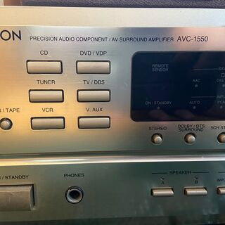 DENON SYSTEM-11R-BH/S＆AVC-1550】デノンサラウンドスピーカー ...