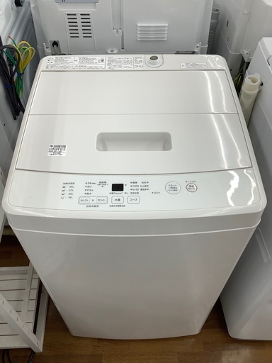 安心の6ヶ月保証　無印良品　洗濯機　2018年製　MJ-W50A  5kg