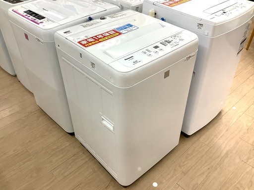 安心の1年保証付！2018年製 5.0kg Panasonic(パナソニック)「NA-F50BE6」全自動洗濯機です！