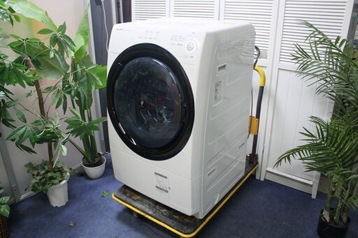 R2493) SHARP 中古 シャープ ドラム式洗濯乾燥 ES-S7E 左開き 洗濯7kg 乾燥3.5kg ホワイト系　使用期間約1ヶ月 2020年製! 洗濯機 店頭取引大歓迎♪