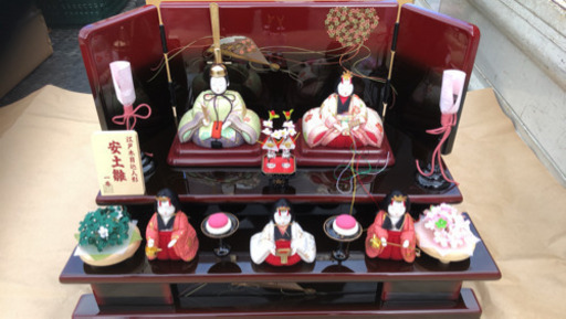 新品 未使用品 雛人形 ひな祭り 江戸木目込人形 安土雛 一秀 441