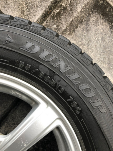 【取引完了】スタッドレスタイヤ 155/80r13 ダンロップ