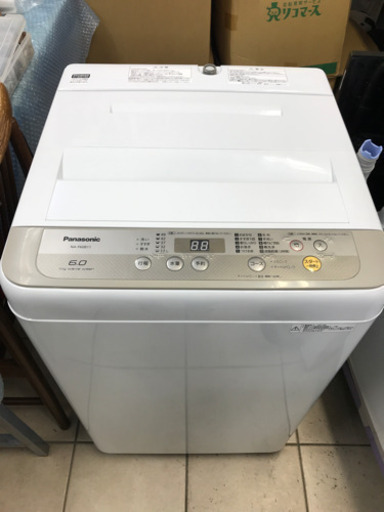 Panasonic NA-F60B11 2017年製 6kg 洗濯機