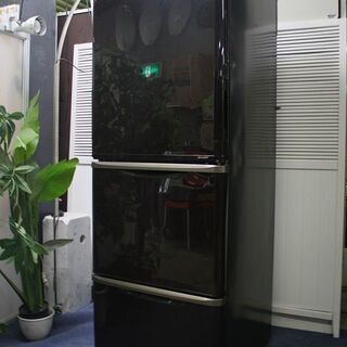 R2502) SHARP 中古 シャープ SJ-PW35A-T 3ドア 350L どっちもドア開閉