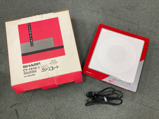 【8/15確約】【赤って珍しい‼️】IH電磁調理器 クッキングヒーター IHコンロ シャープ CY-1510