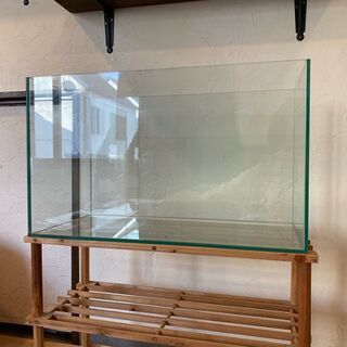 【ネット決済】ガラス製水槽 W60cm×D30cm×H36cm ...