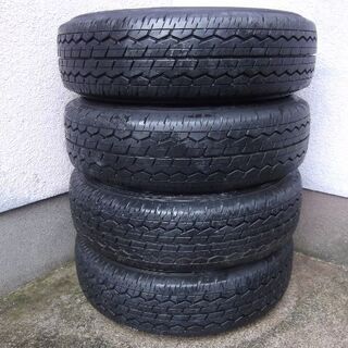 DUNLOP 195/80R15 タイヤ 4本 ダンロップ DIGI-TYRE DV-01 キャラバン − 東京都