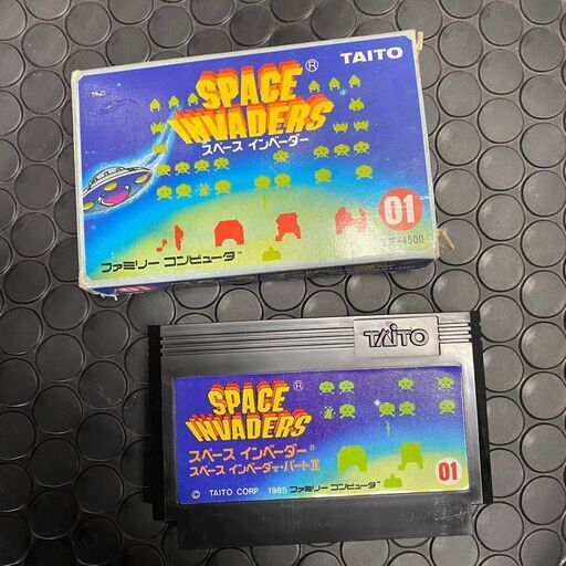 スペースインベーダースペースインベーダーパート カセットファミコン箱入りタイトー任天堂ファミリーコンピュータ ａｓａｄａ 魚住のテレビゲーム その他 の中古あげます 譲ります ジモティーで不用品の処分