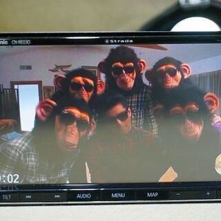 【苫小牧バナナ】動作品☆Panasonic/パナソニック SDカーナビステーション CN-RE03D ストラーダ スタンダードモデル フルセグ 16年度地図♪