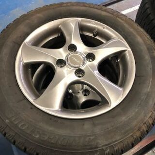 BS・バリ溝！スタッドレスタイヤ＆アルミセット　4本