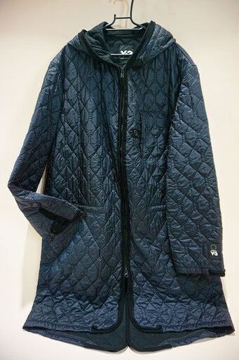 【苫小牧バナナ】新品展示品 adidas/アディダス Y-3 キルティングジャケット U QUILTED JACKET NIGHT GREY/BLACK サイズ 2XL♪