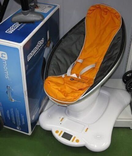 下松)mamaRoo ママルー 電動バウンサー オレンジ