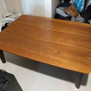 【ネット決済】(終了)木製デザインこたつテーブル 3-4人用 北欧