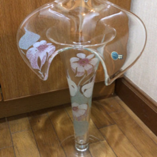 イタリア Demain 花瓶 ガラス ドマン