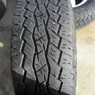 タイヤ＆三菱純正アルミホイール付き265/70-16パジェロ装着品４本セット