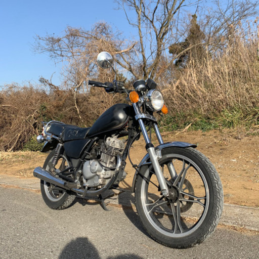 【冬場もセル一発】絶好調SUZUKI GN125乗り出し自賠責つき！価格通勤通学に！現状売買