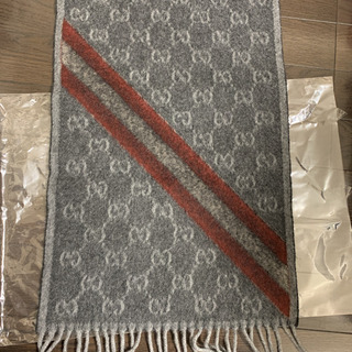 (正規品)GUCCI マフラー　クリーニング済み 正規品)GUCCI マフラー クリーニング済み