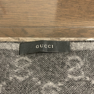 (正規品)GUCCI マフラー　クリーニング済み 正規品)GUCCI マフラー クリーニング済み
