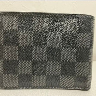 ルイヴィトン　ダミエ　二つ折り　財布