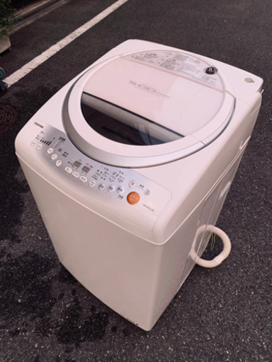 当日配送➕配送無料‼️ 8kg ファミリー向け 洗濯乾燥機 ステンレス槽 ✨ 縦型 東芝 洗濯機 8キロ ✨ 冷蔵庫 も出品 ✨洗濯機