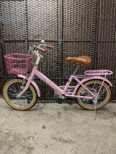【売約済み】自転車　子供　REVO CRUISE 16インチ　かわいい　女の子　ピンク　プリンセス　検　トイザらス　ブリジストン　ファーストバイク