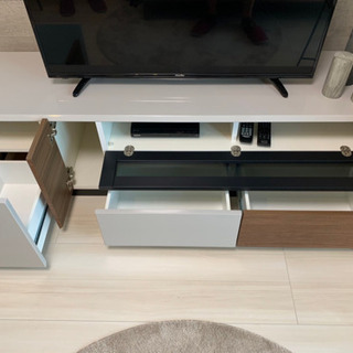 新品☆IDC大塚家具 MKマエダ　SQA-150GBE　テレビボード　テレビ台　高級家具