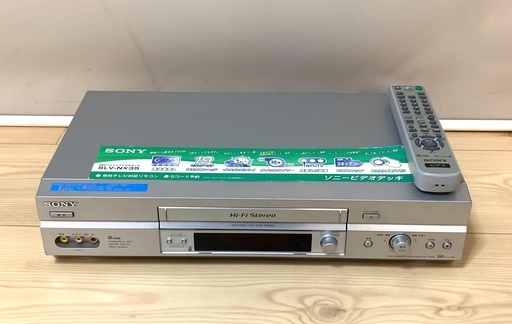 ＜動作＞ SONY・VHSハイファイビデオデッキ・SLV-NX35