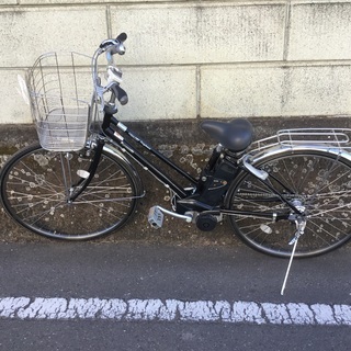美品 Panasonic VIVI Toughness 27インチ 黒 電動アシスト自転車