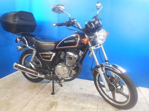 SUZUKI GN125-2F 黒 格安配送キャンペーン 期間限定 諸経費０円 始動確認済み 自賠責加入で乗れます 即納車有り 激安 横浜 都筑 宮前