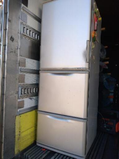 [ありがとうございました］［引取限定]冷蔵庫　SHARP  SJ-WA35X  2012年製　3ドア　350L 動作品　扉両開き