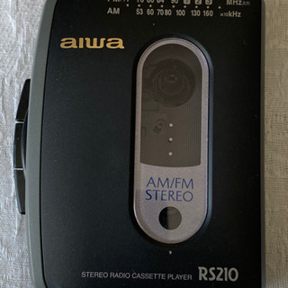 【ジャンク】AIWA AM/FM ステレオラジカセ　RS210
