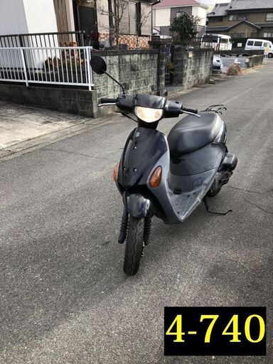 即お取引頂きました。愛知県公安委員会許可業者(オートバイ商)☆GARAGE-ECO千音寺☆スズキ　レッツ4 CA45A黒　4-740名古屋市中川区より!!