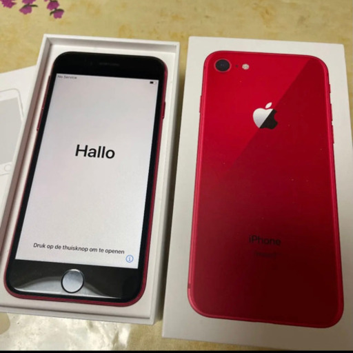 Apple アップル【極美品 】SIMフリー iPhone8 64GB レッド