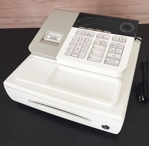 美品！カシオ CASIO レジスター SE-S30-WE ホワイト スタンダードモデル