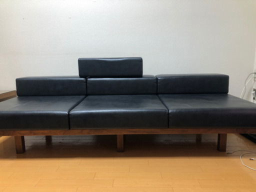 3人掛けソファー、合皮、WEBO Neil Sofa