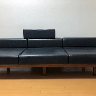 3人掛けソファー、合皮、WEBO Neil Sofa