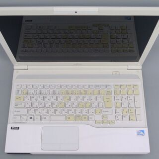 送料無料 1台限定 中古良品 15.6型 富士通 AH42/K ノートパソコン Pentium 4GB 750GB DVDマルチ 無線 カメラ Bluretooth Win10 LibreOffice 送料無料 1台限定 中古良品 15.6型 富士通 AH42/K ノートパソコン