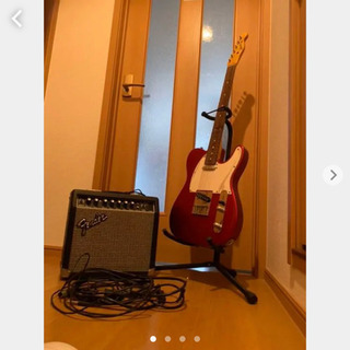 【残り一ヶ月！】エレキギター Bloom +アンプ Fender...