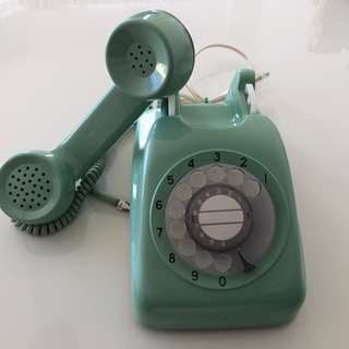 【値下げ】昔のダイヤル式電話機