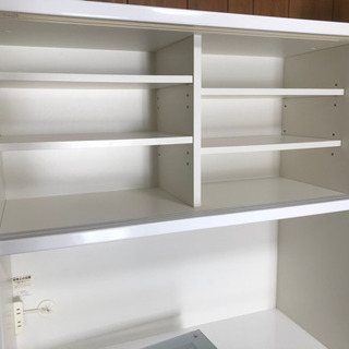 松田家具】幅100cm キッチンボード カップボード 食器棚 【公式通販】