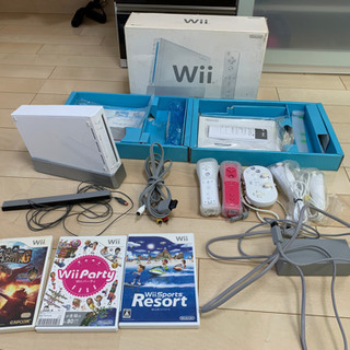任天堂　Wii 本体　モンハンG Wii partyソフト