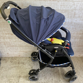 愛品館江戸川店】アップリカのラクーナエアーACマリンボーダ－ベビーカー