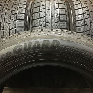 YOKOHAMA ice GUARD iG50 PLUS 215/60R17 17インチ スタッドレス 4本 2016年製 アルファード エスティマ C-HR等　(VTI320) クレジットカード QR決済可能