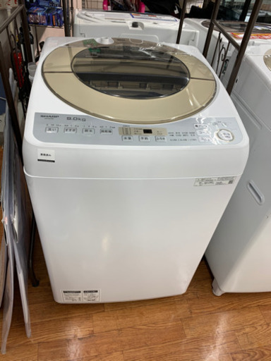 SHARP2019年製の全自動洗濯機です！