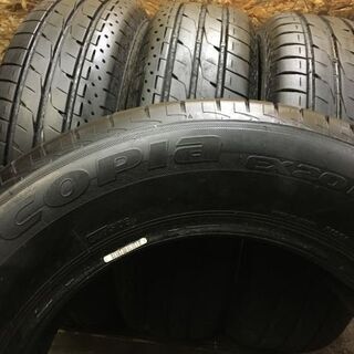 BS ECOPIA EX20RV 215/65R16 16インチ 夏タイヤ 4本 2016年製 バリ溝 アルファード エクストレイル等　(VTH353) クレジットカード QR決済可能