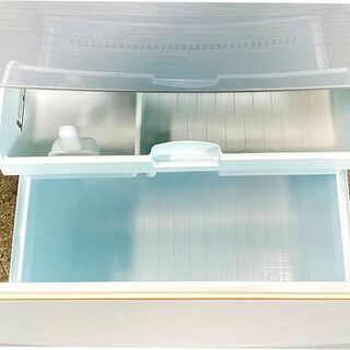 ハッピー西葛西店】3ドア 340L 冷蔵庫 右開き 置けちゃうスリム ID:54664