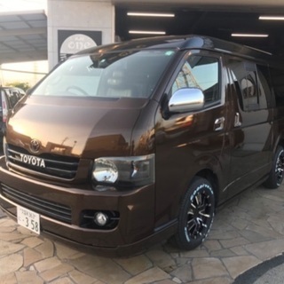 外装、車外用品 ハイエース二型ワゴンワイド フロントセット注意⚠車体 