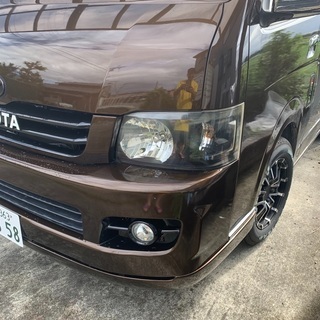 外装、車外用品 ハイエース二型ワゴンワイド フロントセット注意⚠車体 