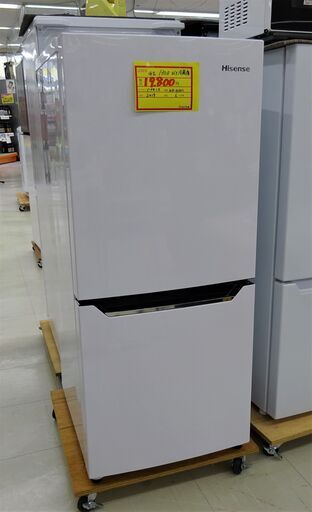 USED130L2ドア冷蔵庫　ハイセンス