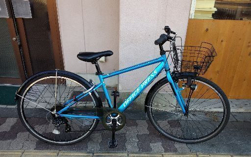 美品☆OFFICE PRESS(TR) 700cシティークロスバイク 7speed/ブルー